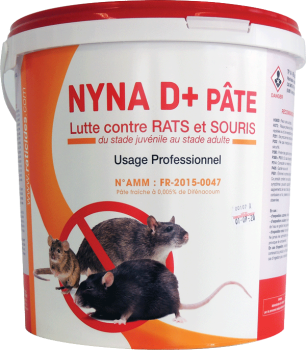 Nyna pâte lutter contre les souris Agro Direct
